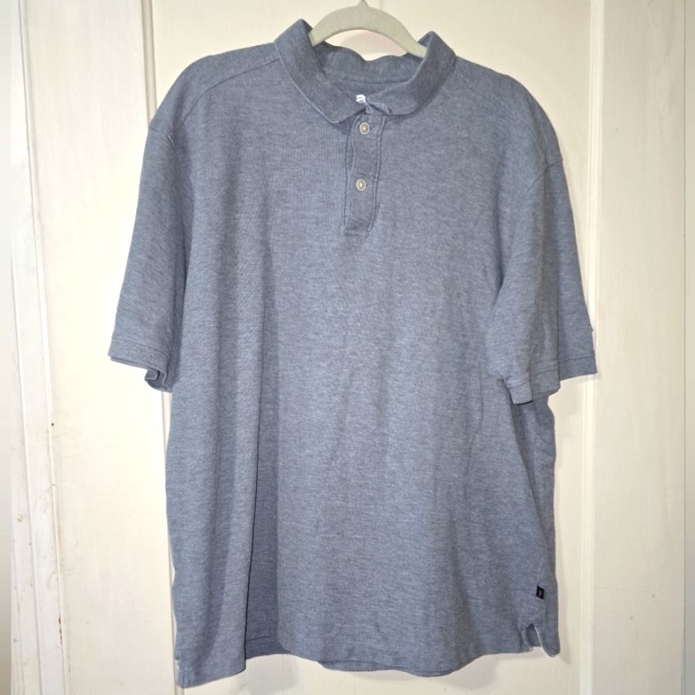 Tommy Bahama  Gray Pullover Polo Shirt Size XL